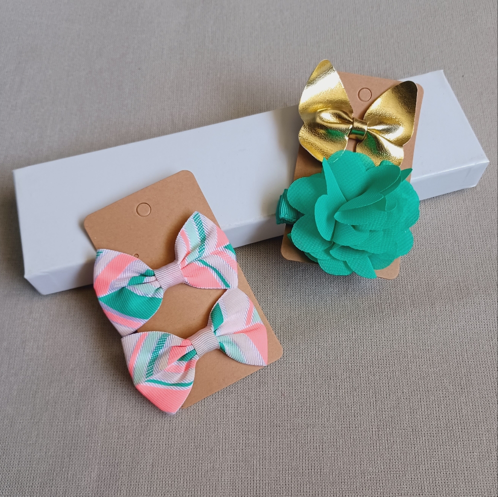 Gymboree Neon Glam Hair Accessories Set